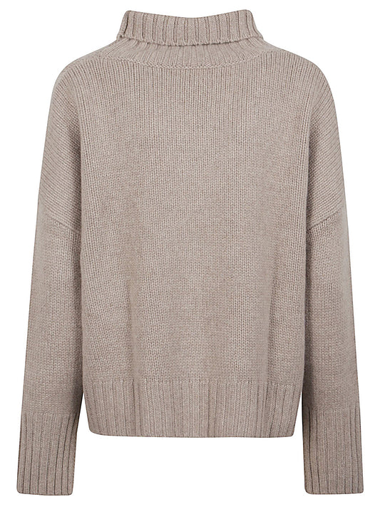 SOFT GOAT Sweaters Light Grey Topwear SOFT GOAT