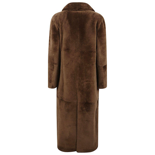 FURLING BY GIANI Coats Brown Jackets Furling By Giani