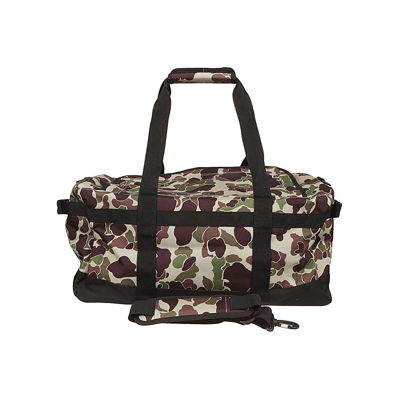 Front view with bag zipped and handles upright.