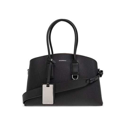 EMPORIO ARMANI CAPSULE Bags.. Black Shopper Emporio Armani