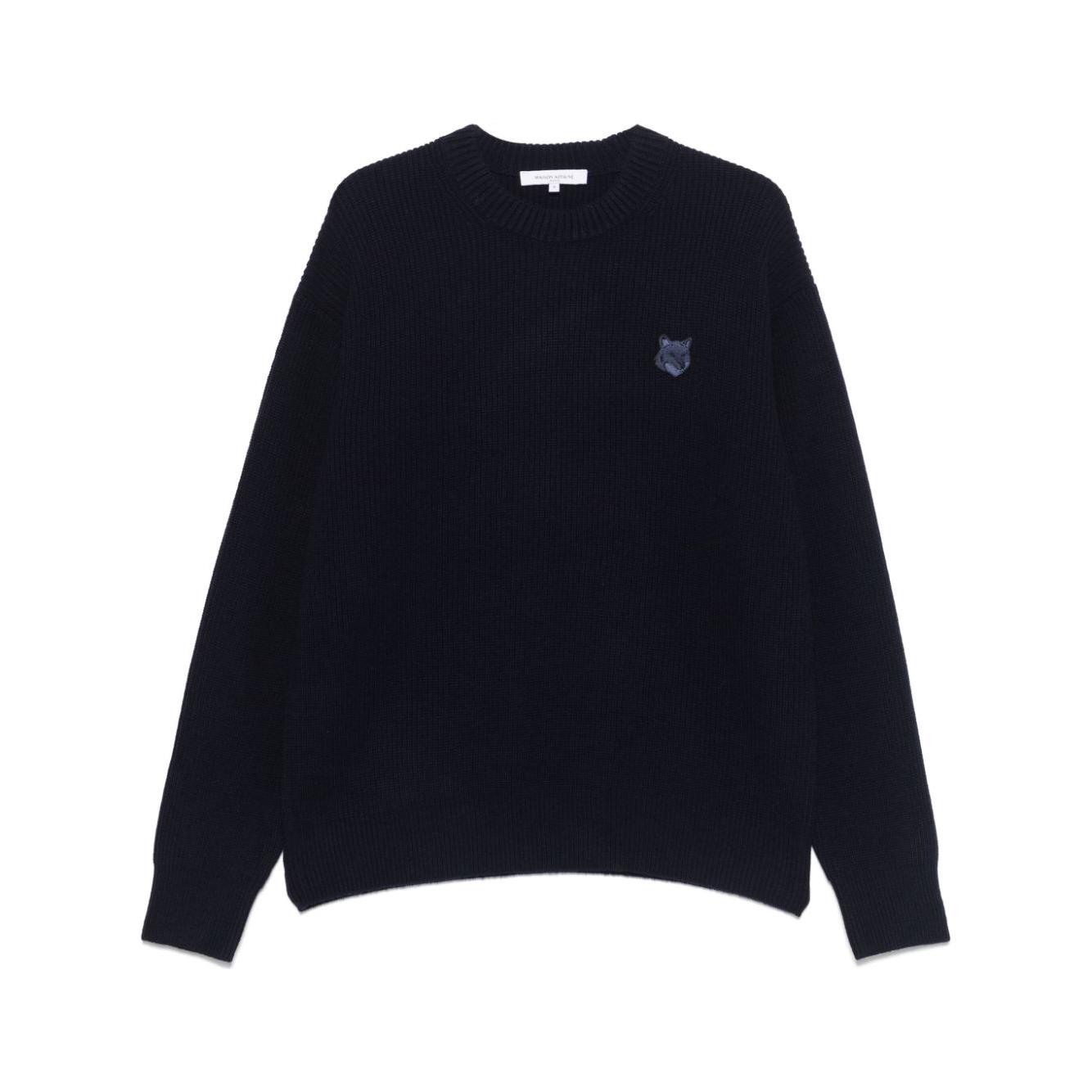 MAISON KITSUNE' Sweaters Blue Topwear Maison Kitsune