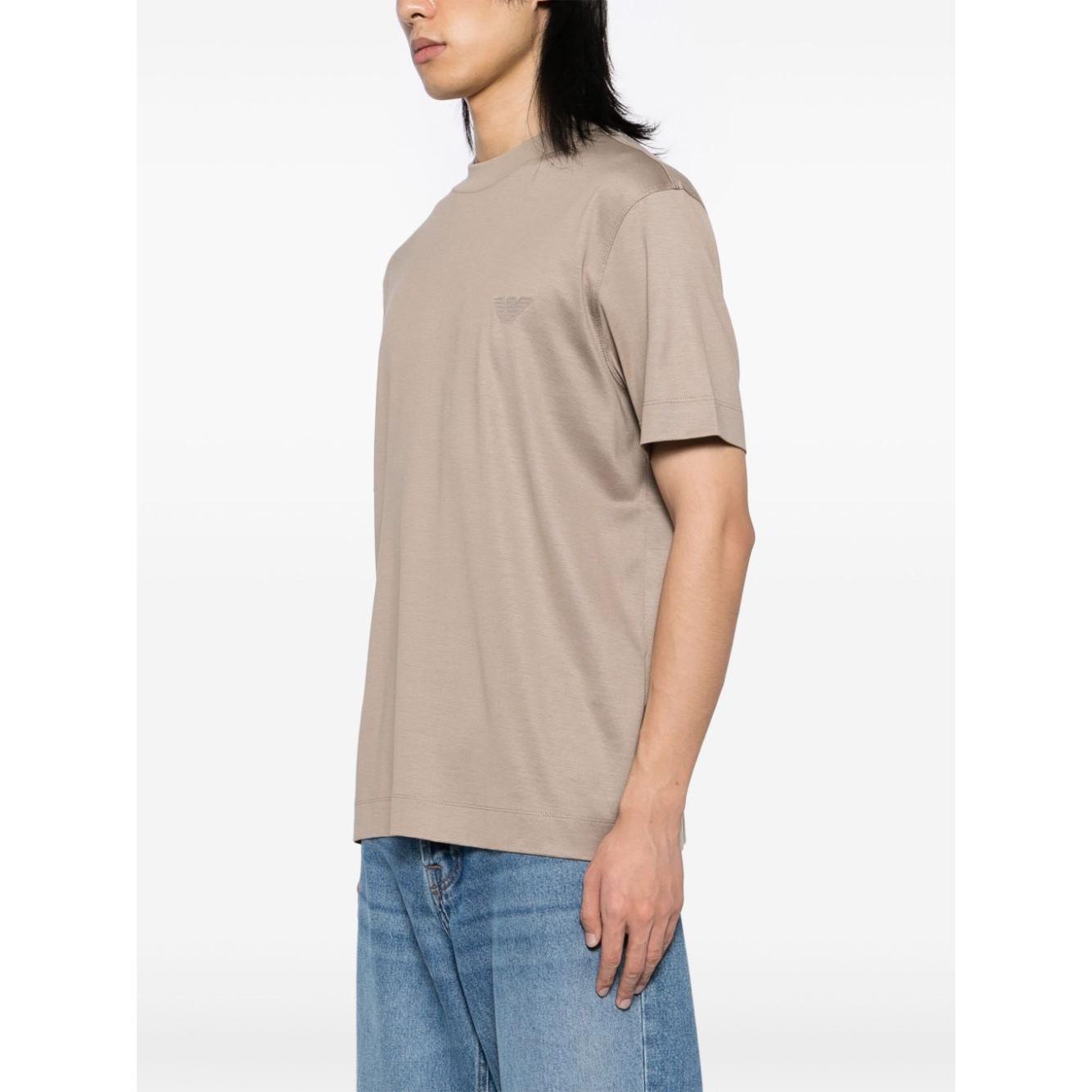 Emporio Armani T-shirts and Polos Dove Grey Topwear Emporio Armani