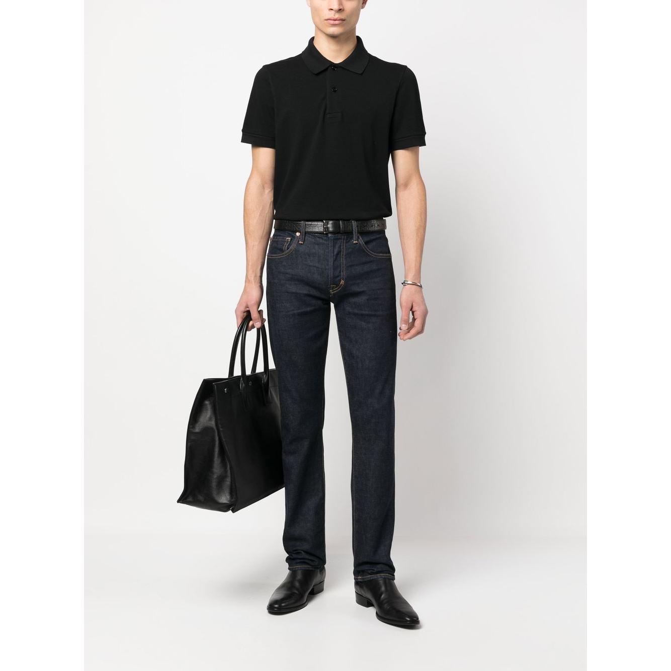 Tom Ford T-shirts and Polos Black Topwear Tom Ford