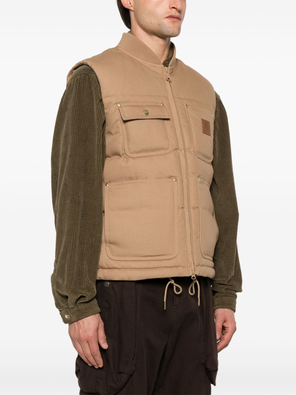 CARHARTT WIP MAIN Jackets Dove Grey Vests Carhartt Wip Main