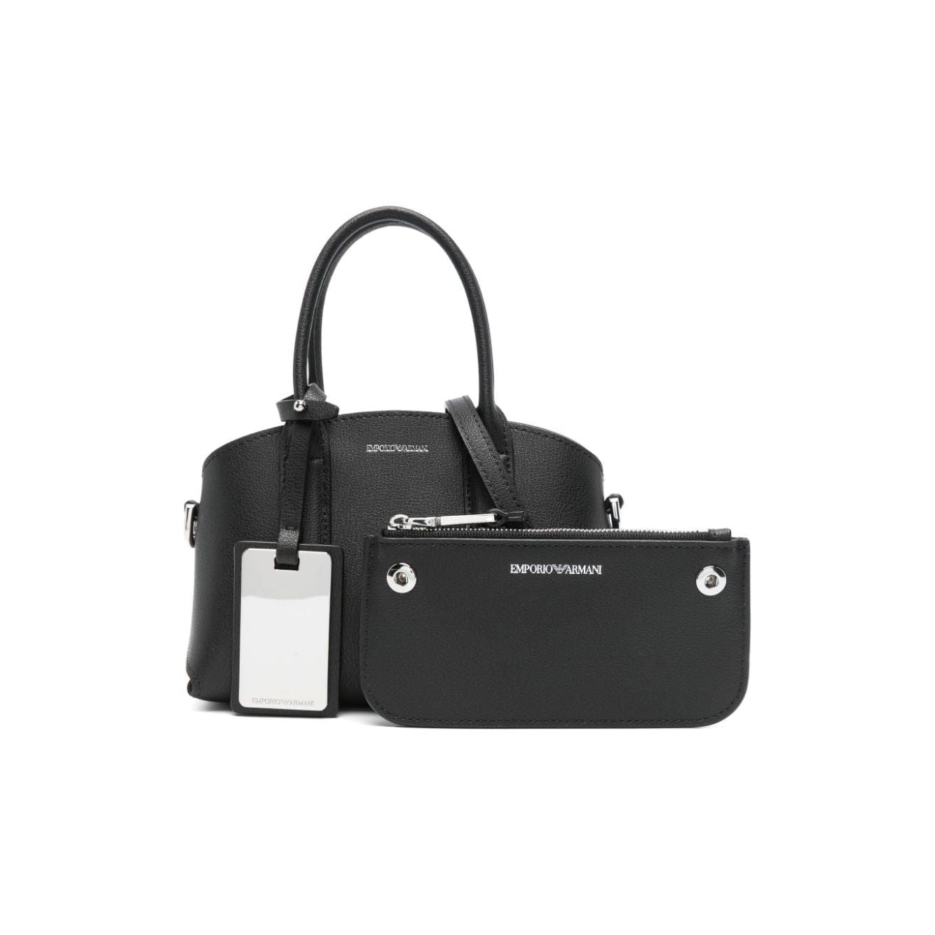 EMPORIO ARMANI CAPSULE Bags.. Black Shopper Emporio Armani