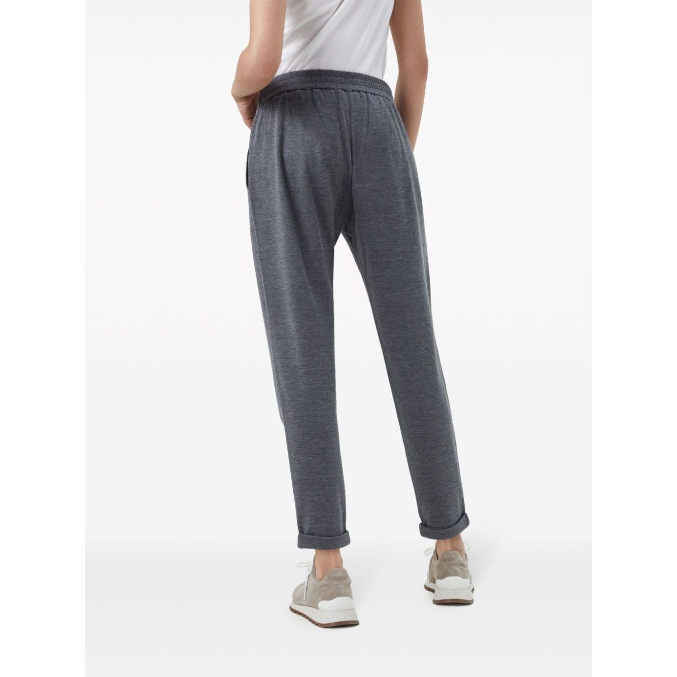 Brunello Cucinelli Trousers Grey Trousers Brunello Cucinelli