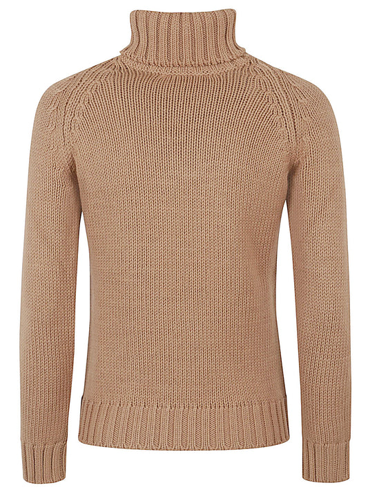 Base Sweaters Camel Topwear Base