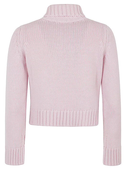 Base Sweaters Pink Topwear Base