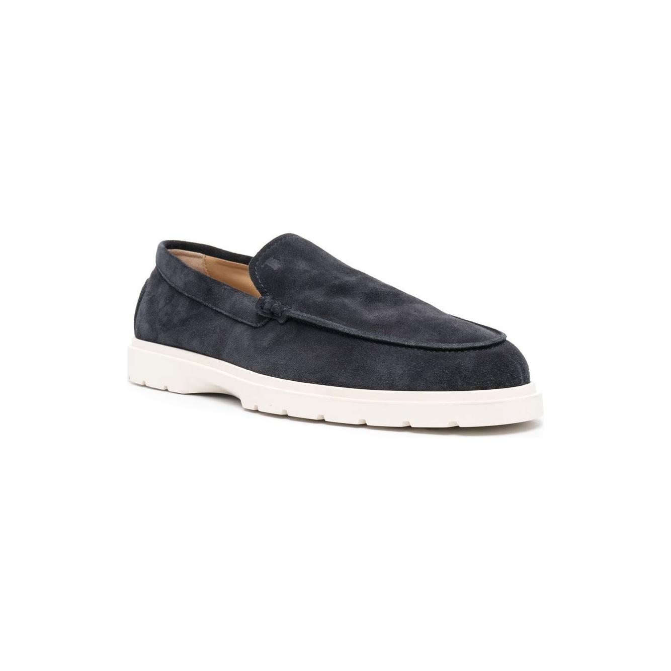 Tod's Flat shoes Blue Moccasins Tod'S