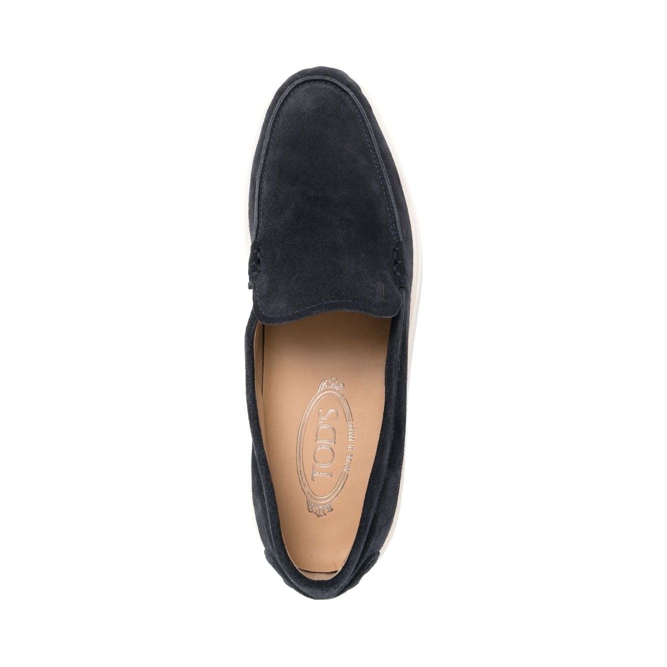 Tod's Flat shoes Blue Moccasins Tod'S