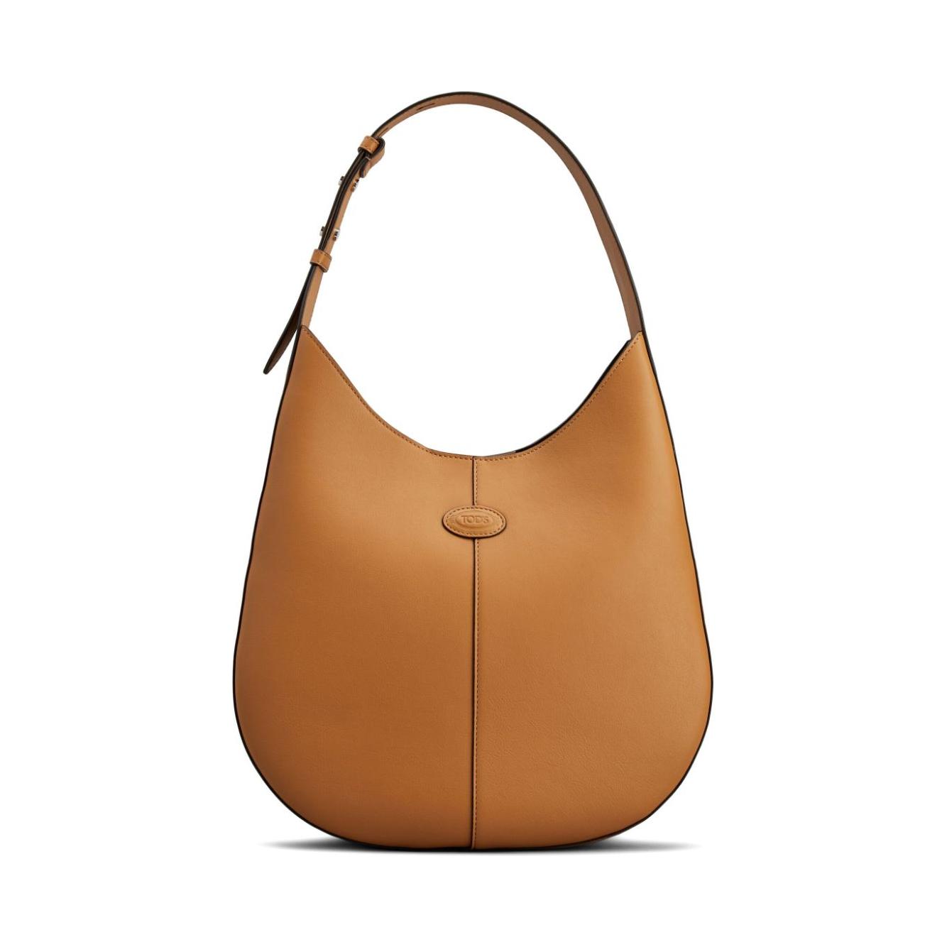 TOD'S Di Bag Leather Brown Hobo Bag Shoulder Tod'S