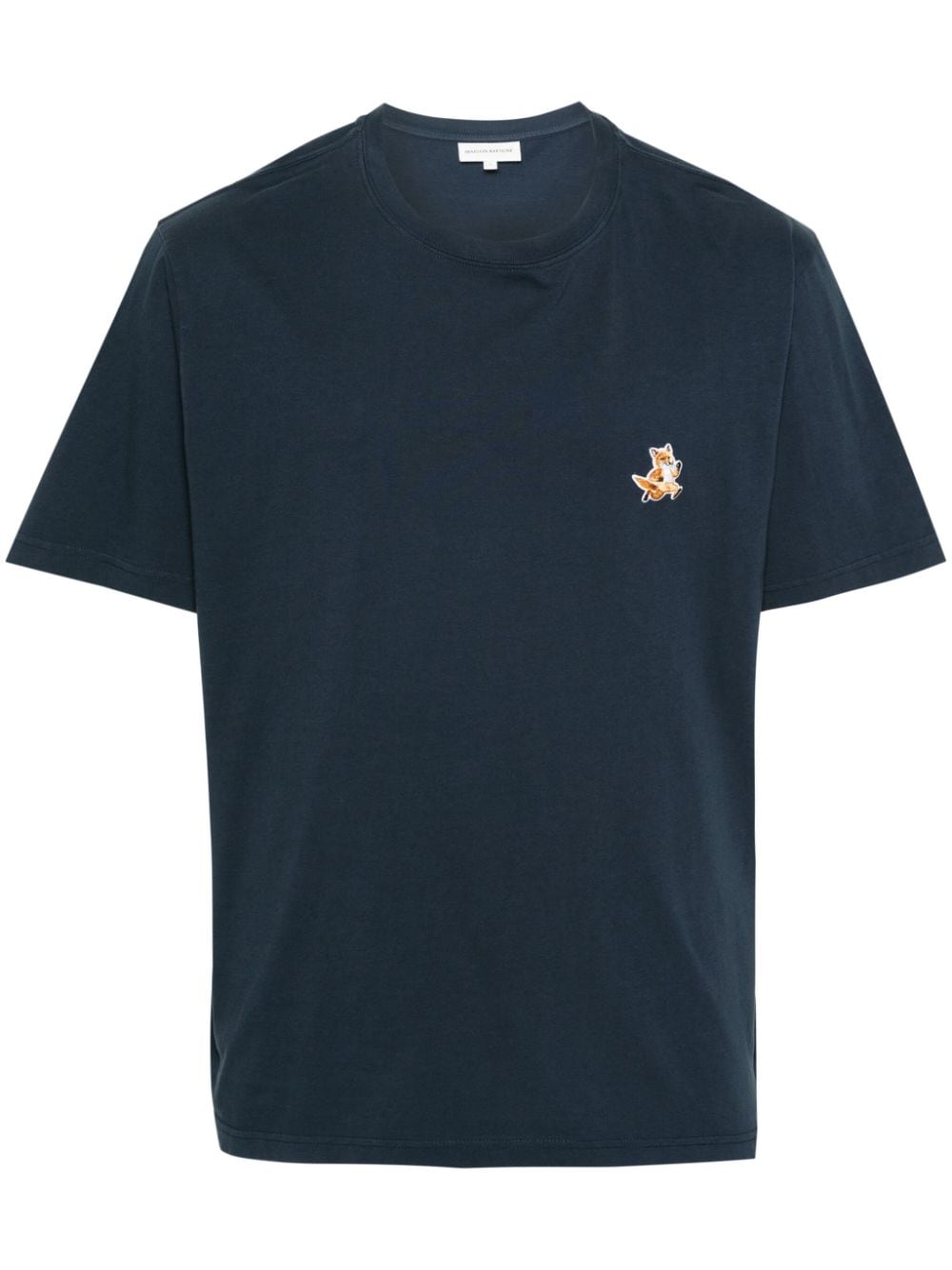 MAISON KITSUNE' T-shirts and Polos Blue Topwear Maison Kitsune