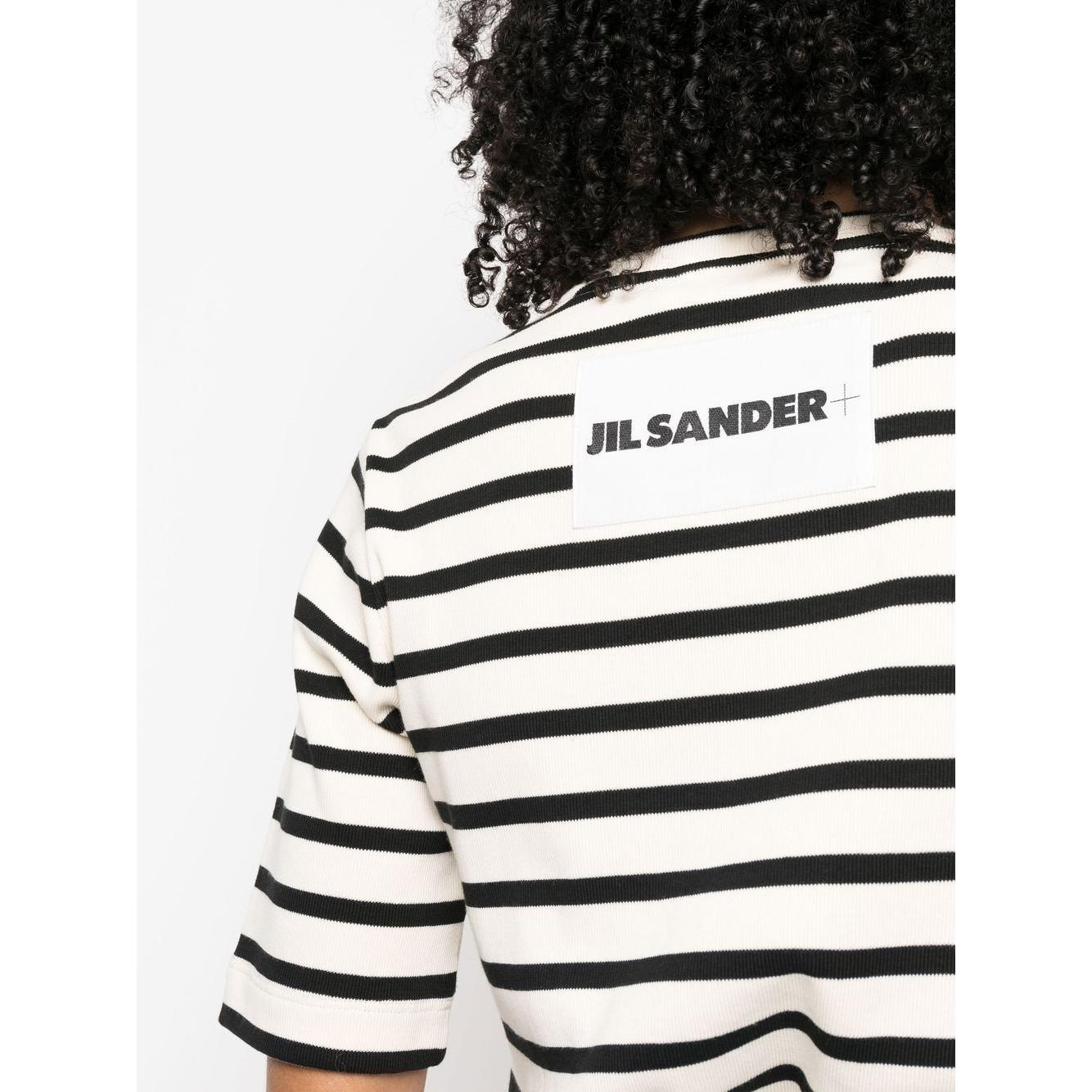 JIL SANDER PLUS T-shirts and Polos White Topwear Jil Sander Plus