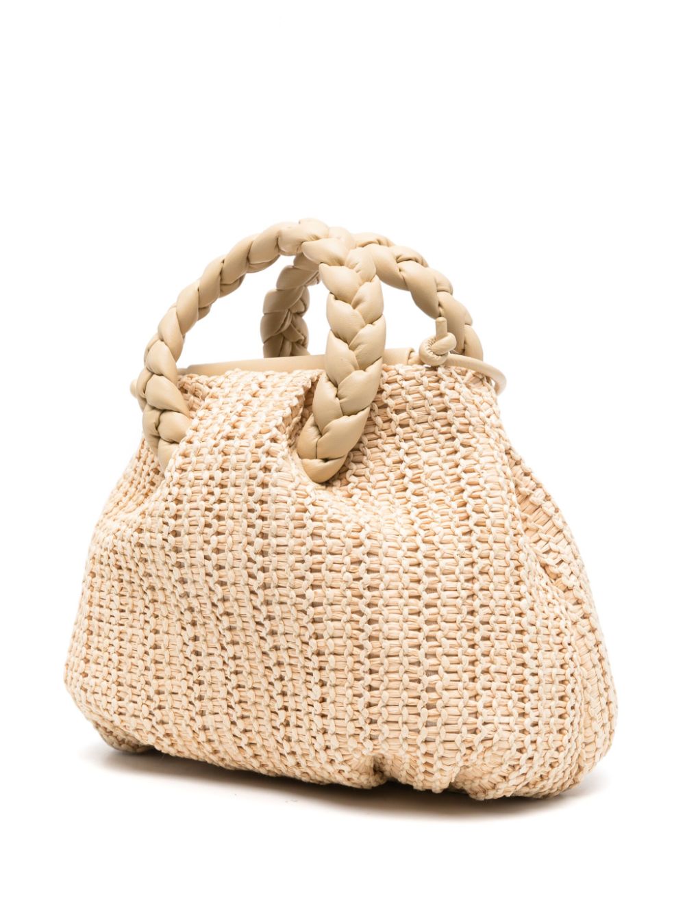 HEREU raffia interwoven Bag Beige Handbag Hereu