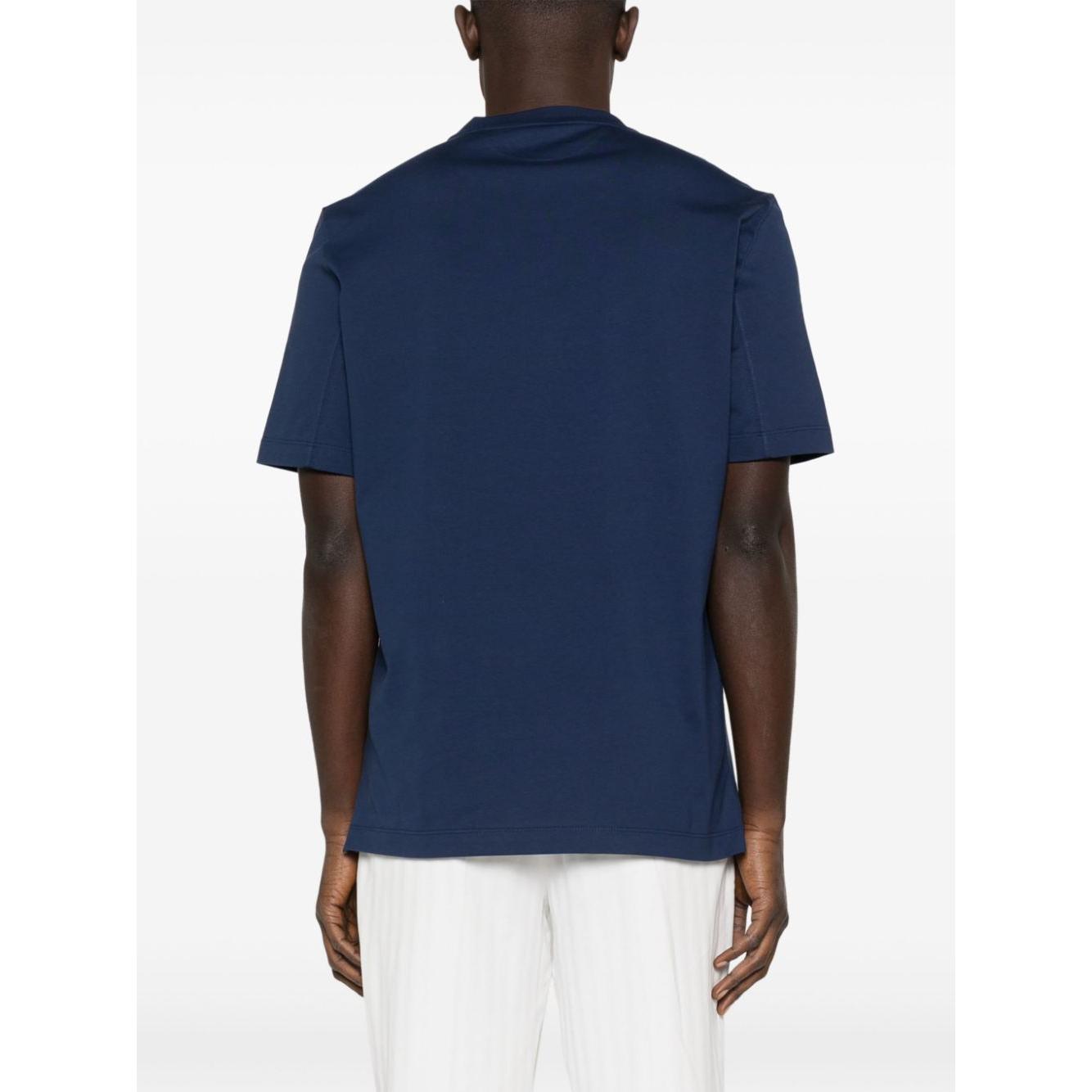 Brunello Cucinelli T-shirts and Polos Blue Topwear Brunello Cucinelli