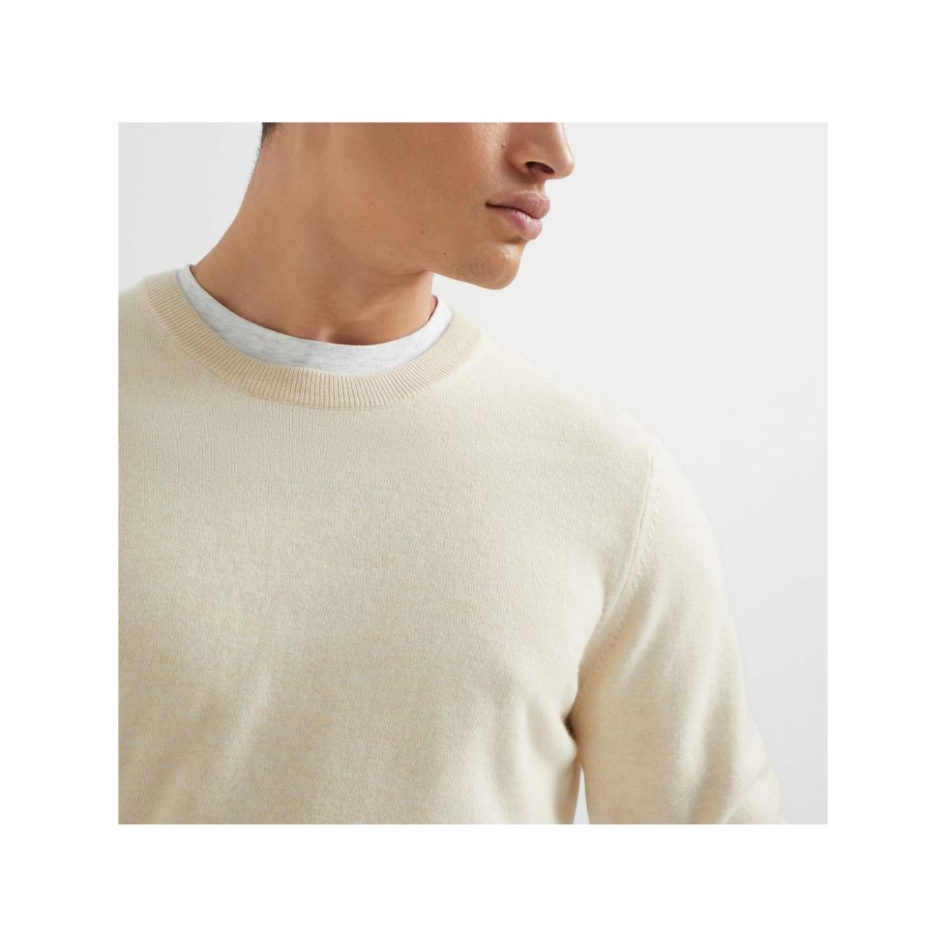 Brunello Cucinelli Sweaters Beige Topwear Brunello Cucinelli