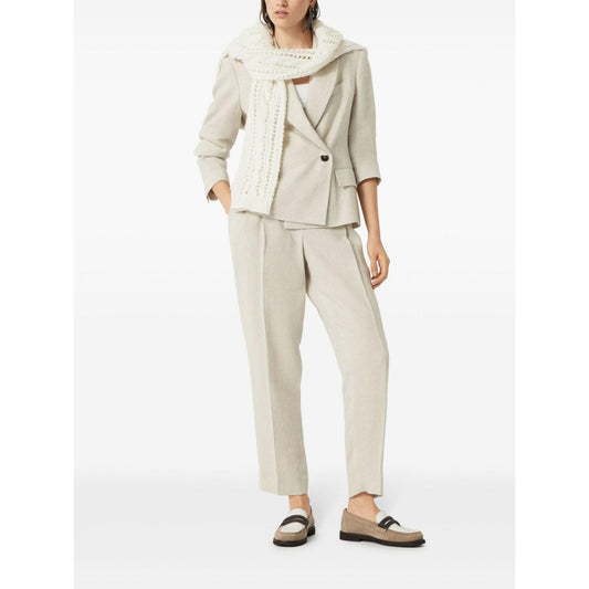 Brunello Cucinelli Trousers Beige Trousers Brunello Cucinelli