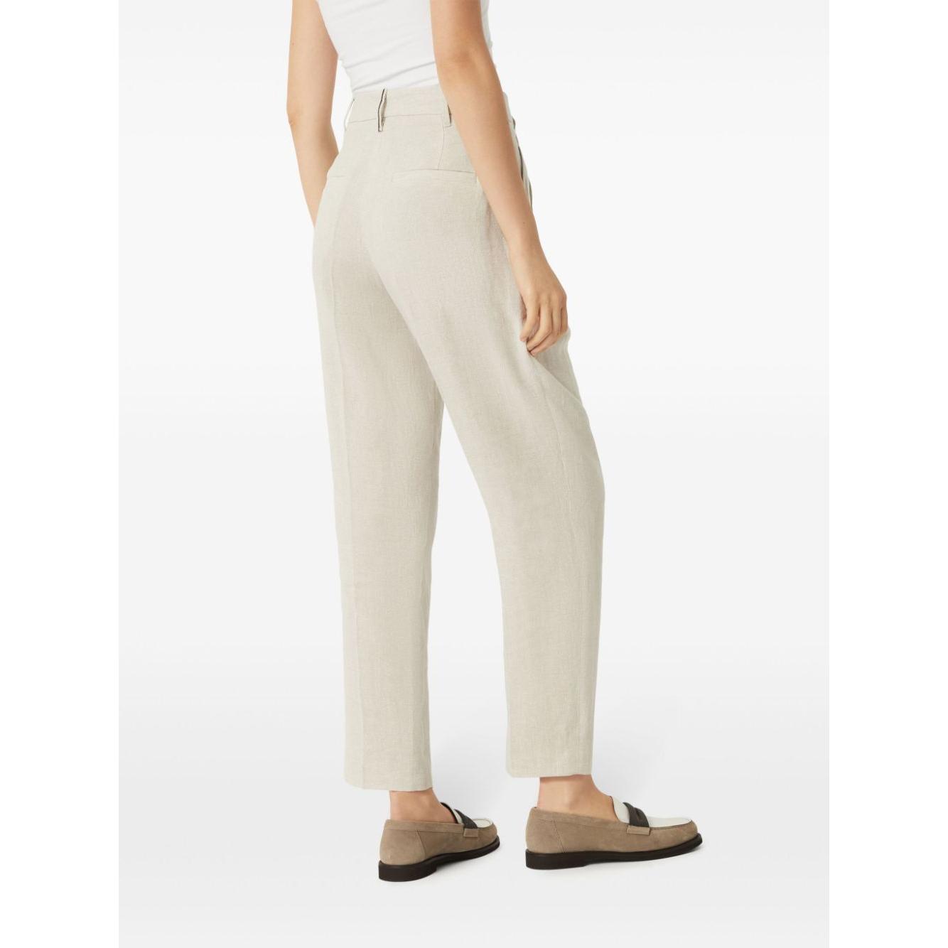 Brunello Cucinelli Trousers Beige Trousers Brunello Cucinelli