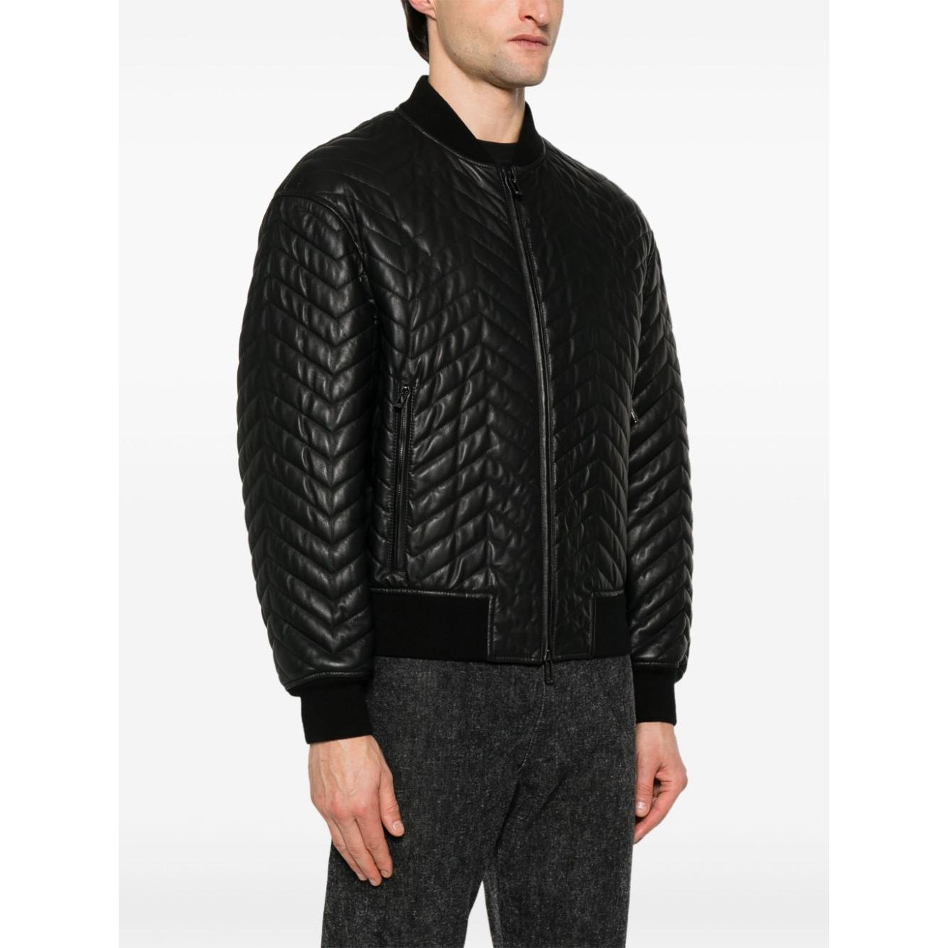 Emporio Armani Coats Black Jackets Emporio Armani