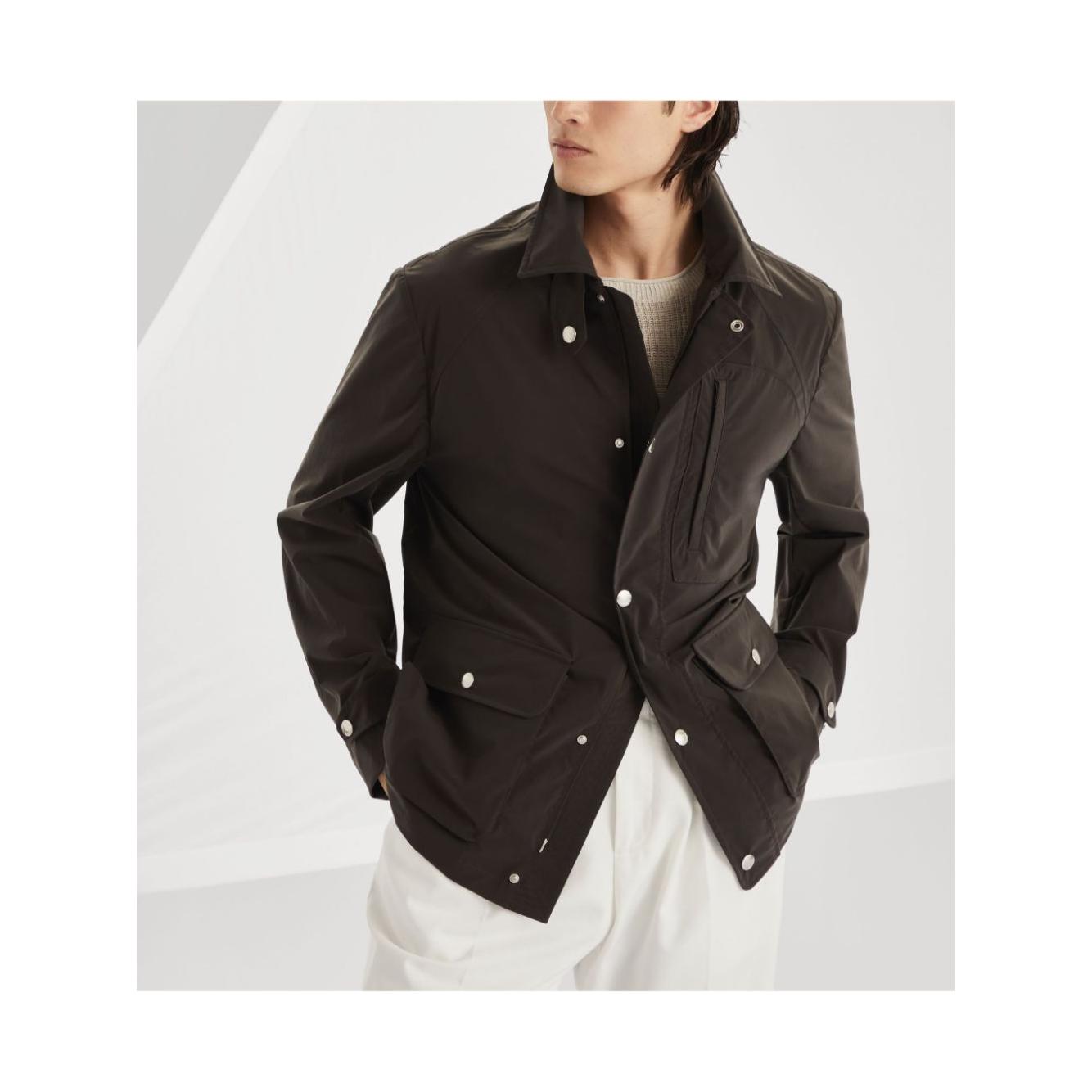 Brunello Cucinelli Jackets Brown Jackets Brunello Cucinelli