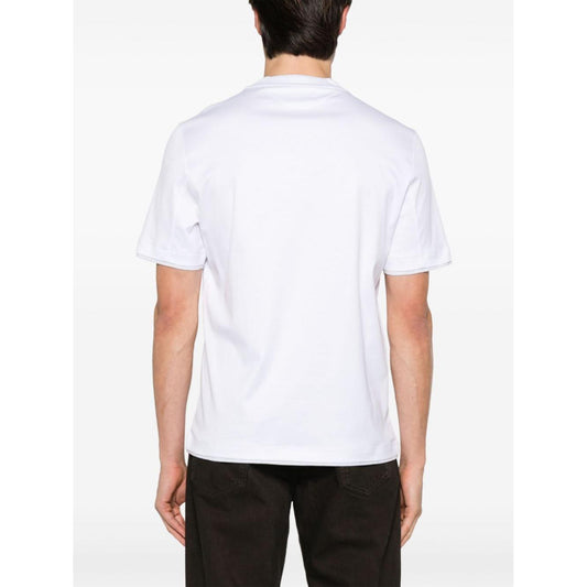 Brunello Cucinelli T-shirts and Polos White Topwear Brunello Cucinelli