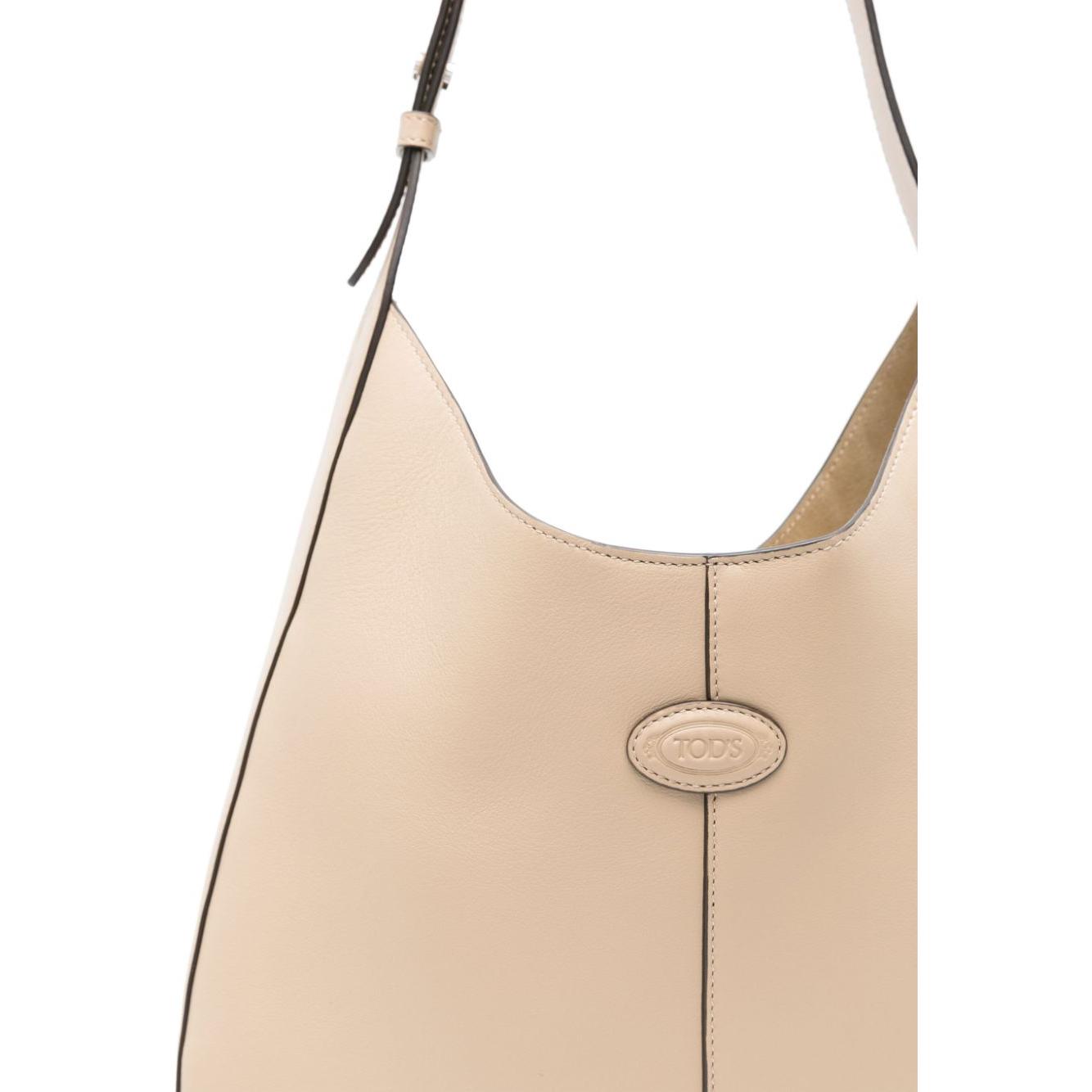 Tod's Woman Beige Di Bag Hobo Shoulder Tod'S