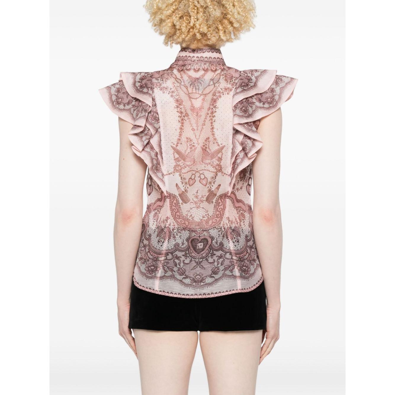 Zimmermann Top Pink Topwear Zimmermann