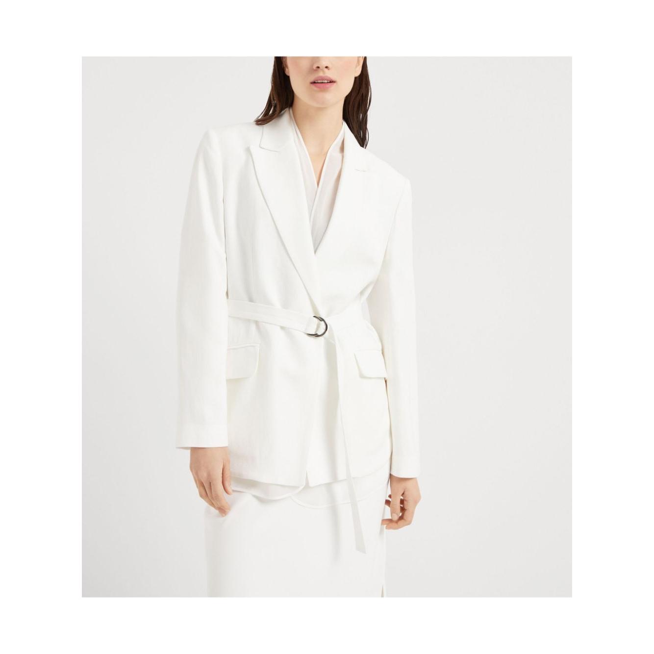 Brunello Cucinelli Jackets White Jackets Brunello Cucinelli