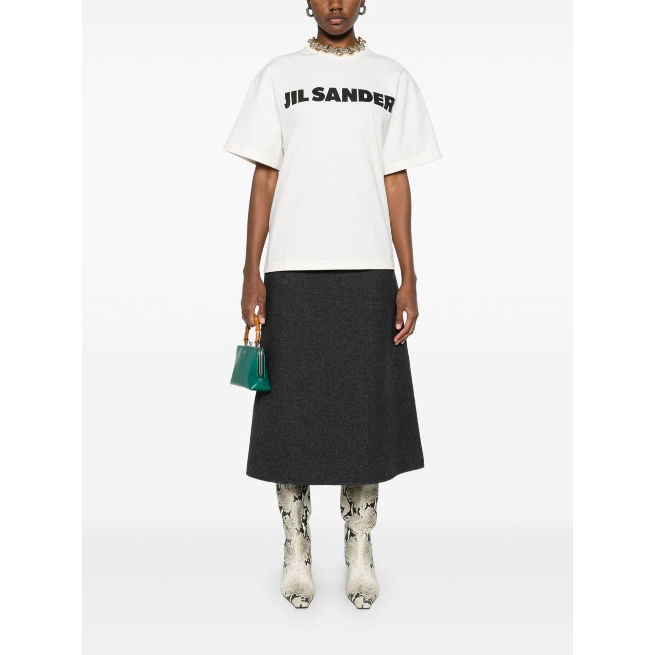 Jil Sander T-shirts and Polos White Topwear Jil Sander