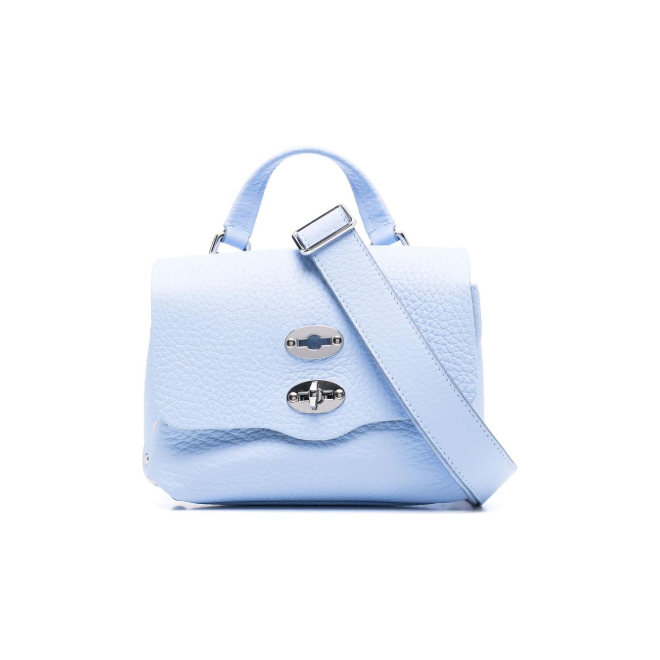 Zanellato Postina Centauro Baby Tote Bag Clear Blue Handbag Zanellato