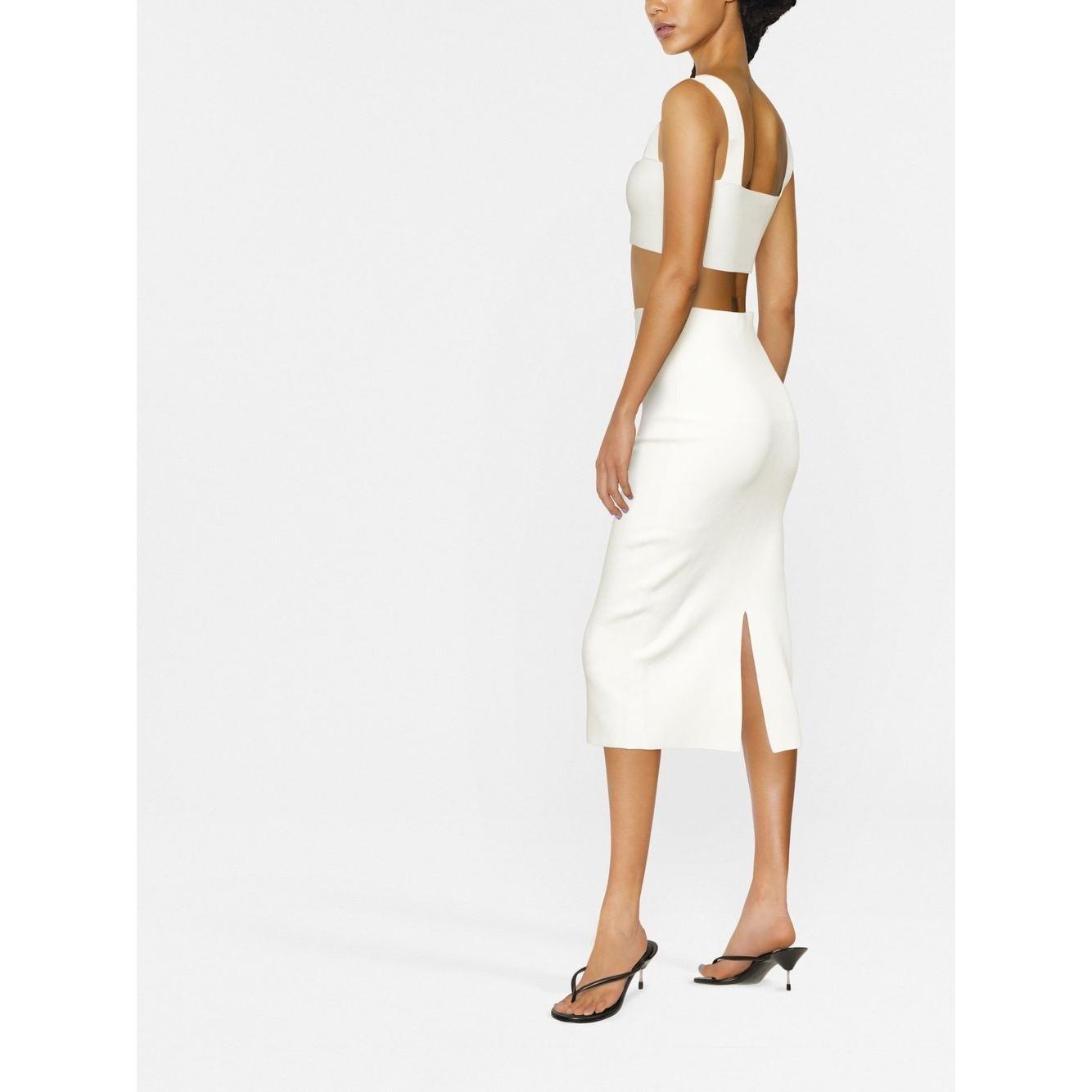 Victoria Beckham Top White Topwear Victoria Beckham