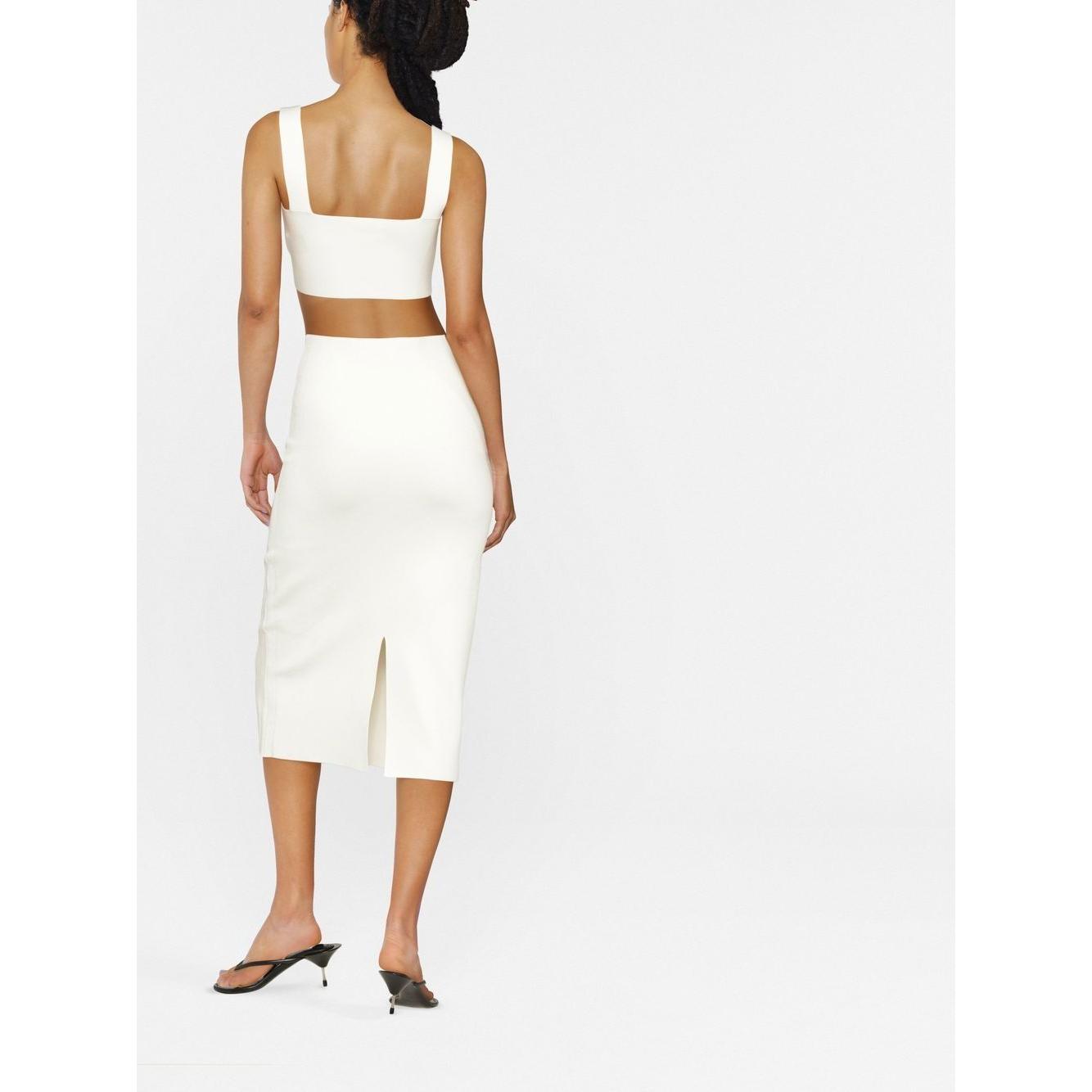 Victoria Beckham Top White Topwear Victoria Beckham