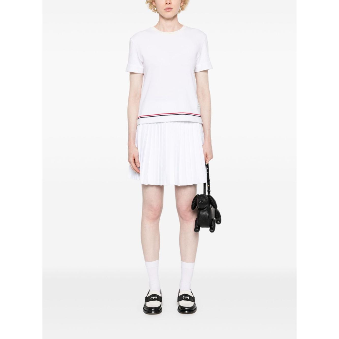 Thom Browne T-shirts and Polos White Topwear Thom Browne