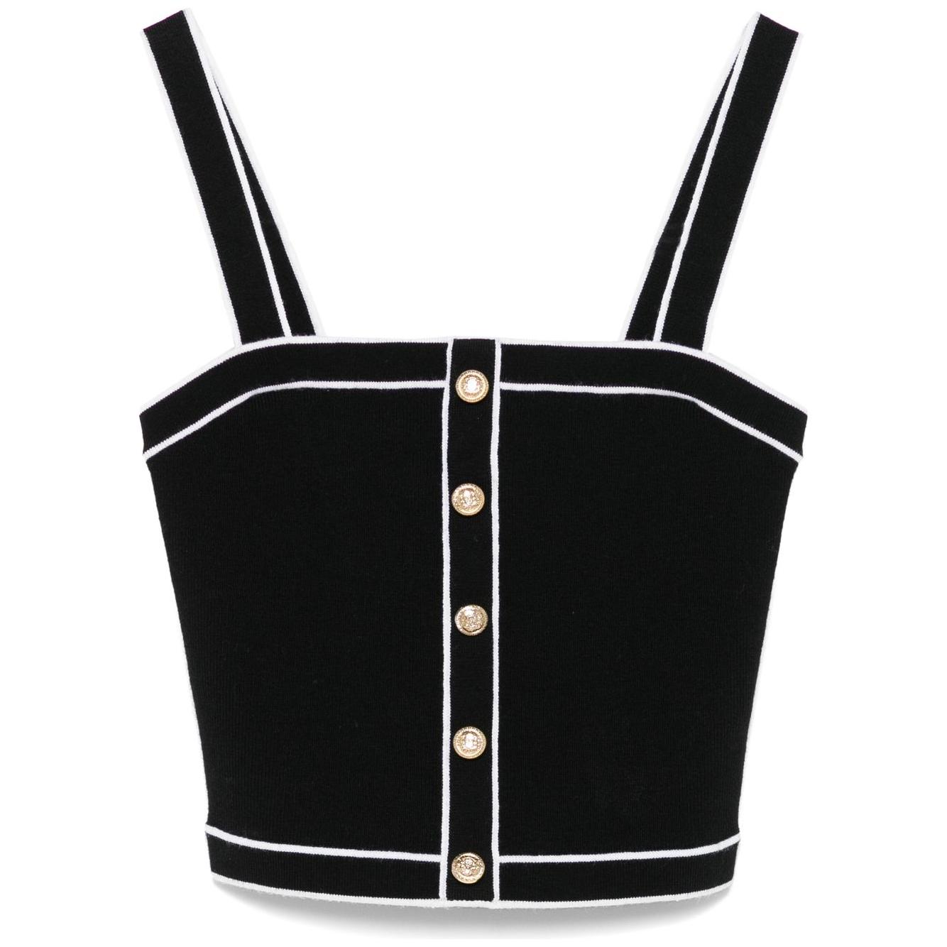 Alice + Olivia Top Black Topwear Alice + Olivia