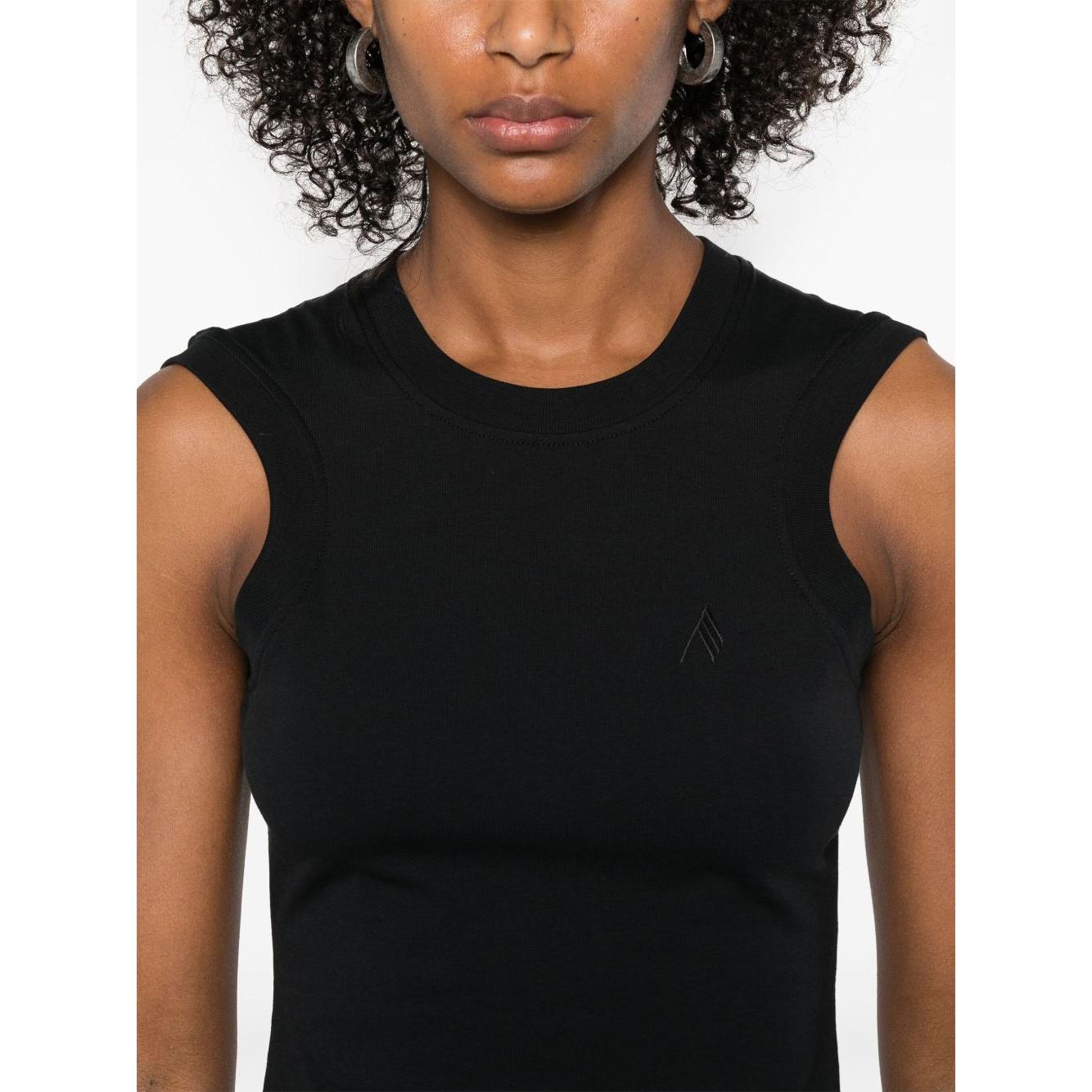 The Attico Top Black Topwear The Attico