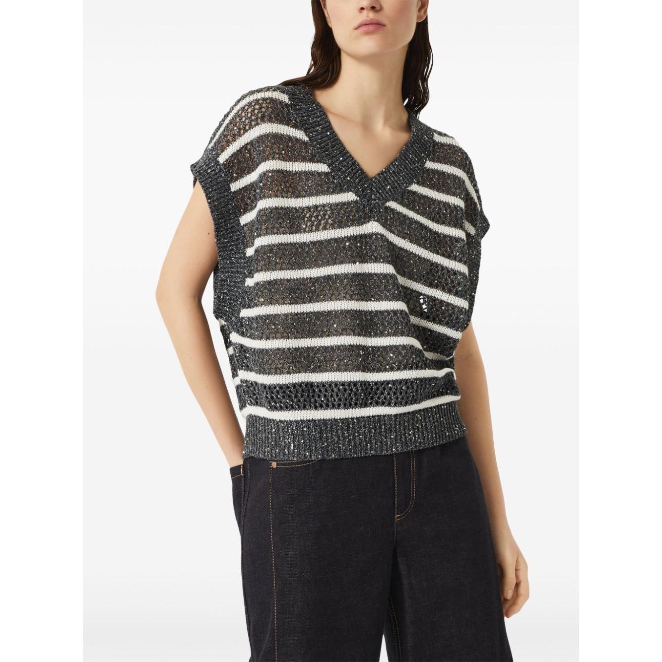 Brunello Cucinelli Top Blue Topwear Brunello Cucinelli