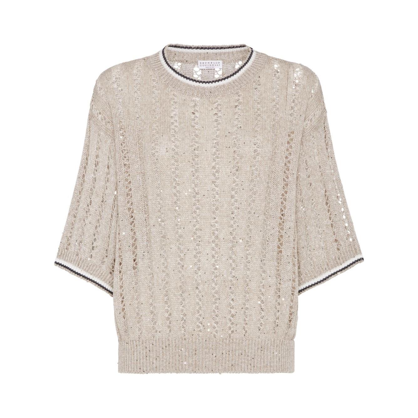 Brunello Cucinelli Sweaters Beige Topwear Brunello Cucinelli