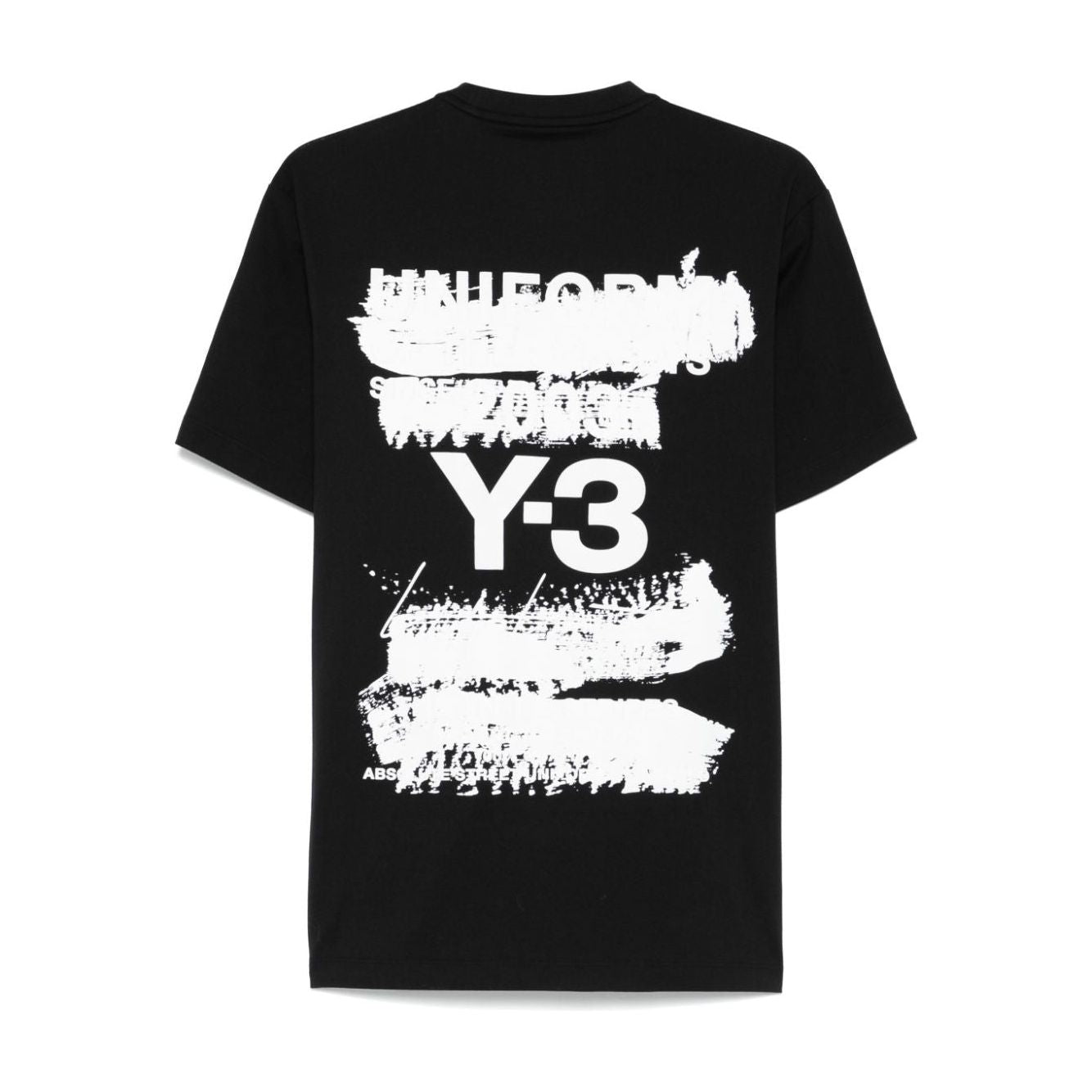 Y-3 T-shirts and Polos Black Topwear Y-3