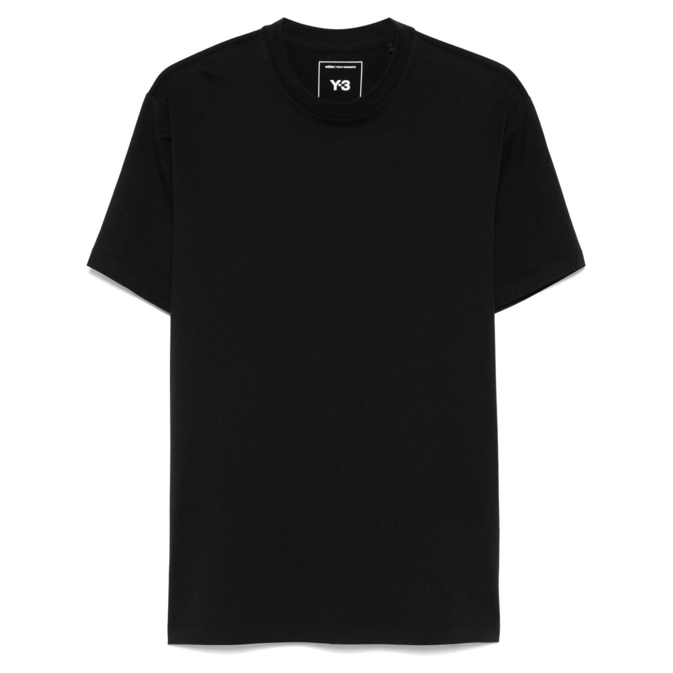 Y-3 T-shirts and Polos Black Topwear Y-3