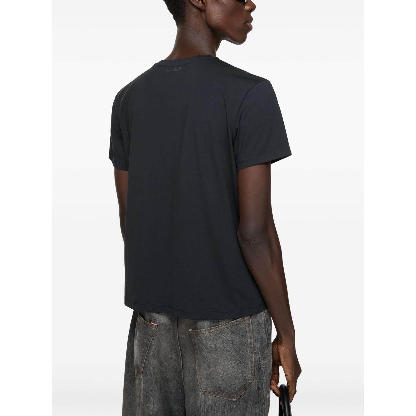 Acne T-shirts and Polos Black Topwear Acne