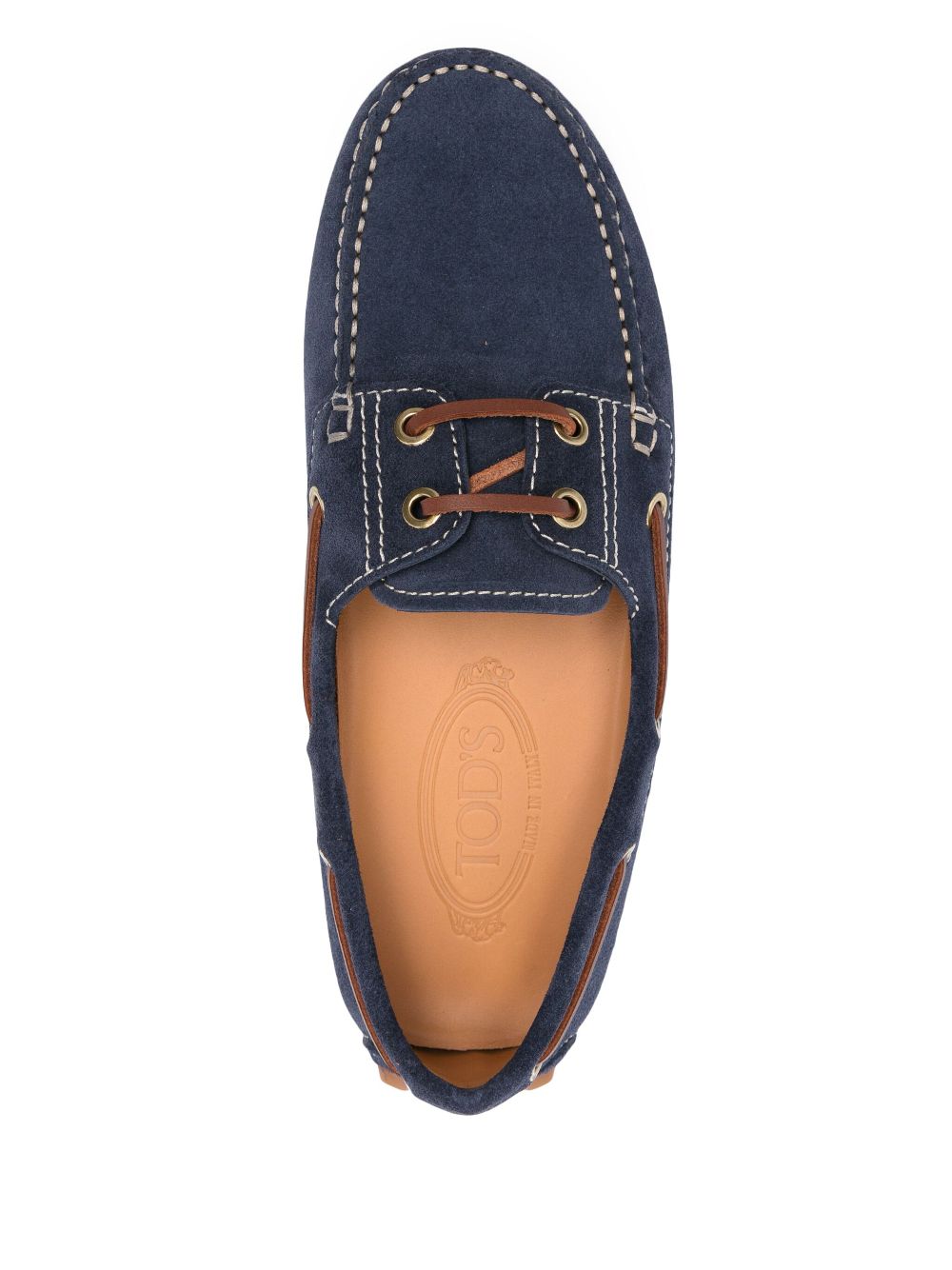 Tod's Flat shoes Blue Moccasins Tod'S