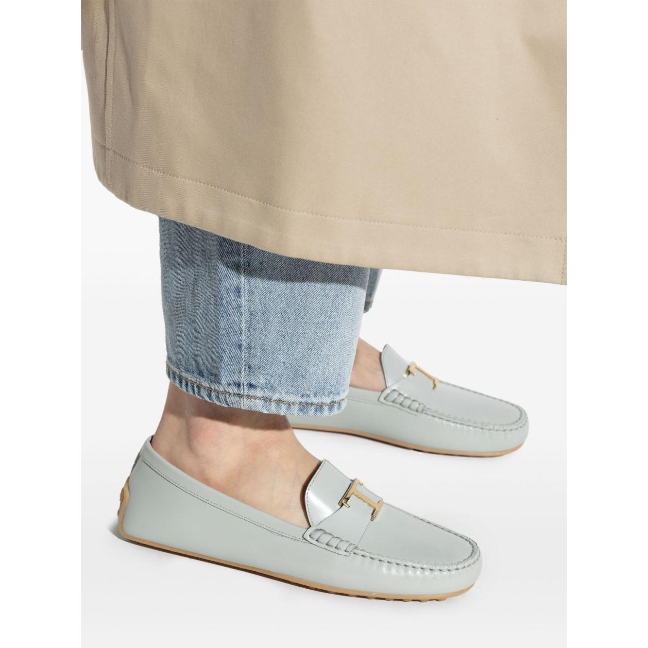 Tod's Flat shoes Grey Moccasins Tod'S