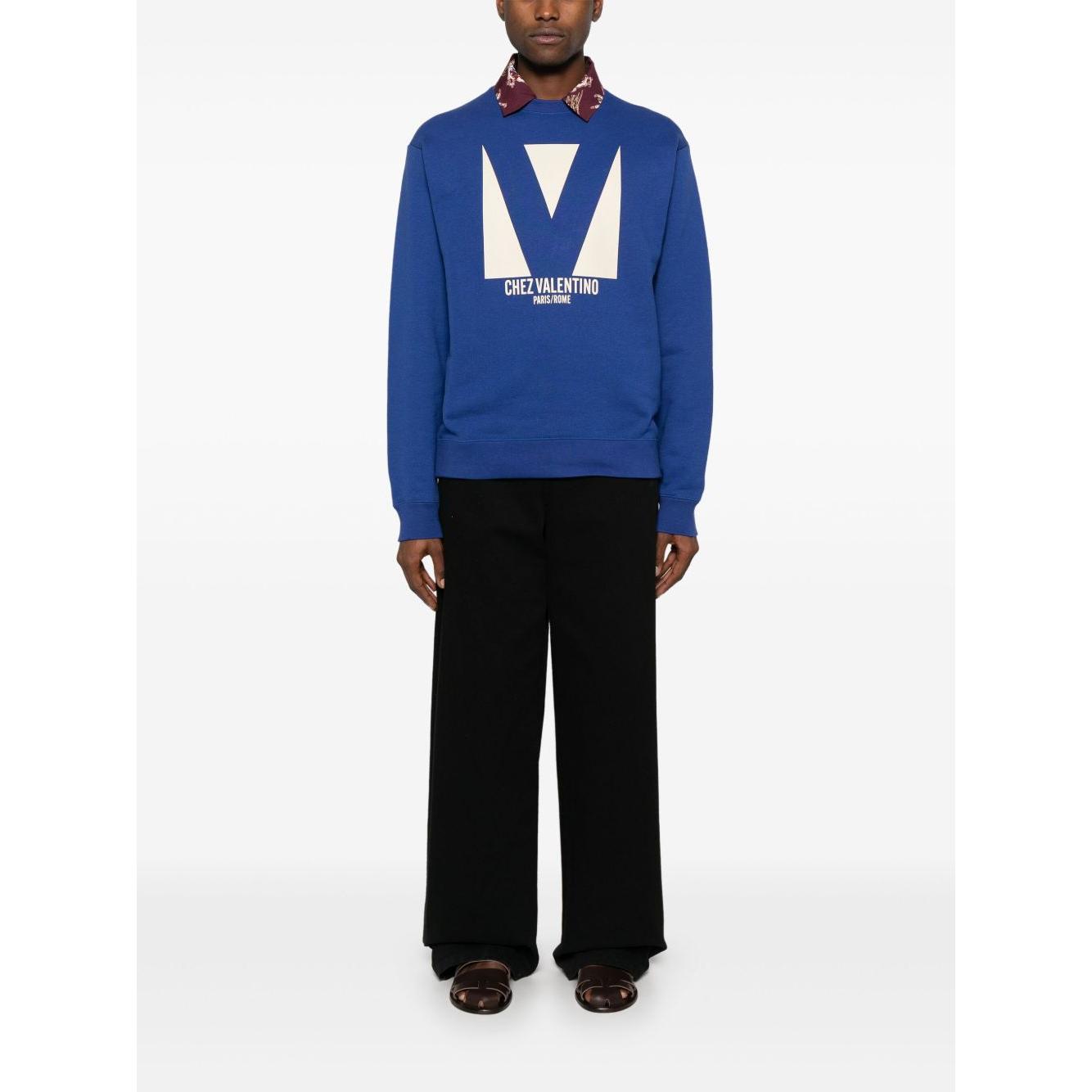 Valentino Sweaters Blue Topwear Valentino