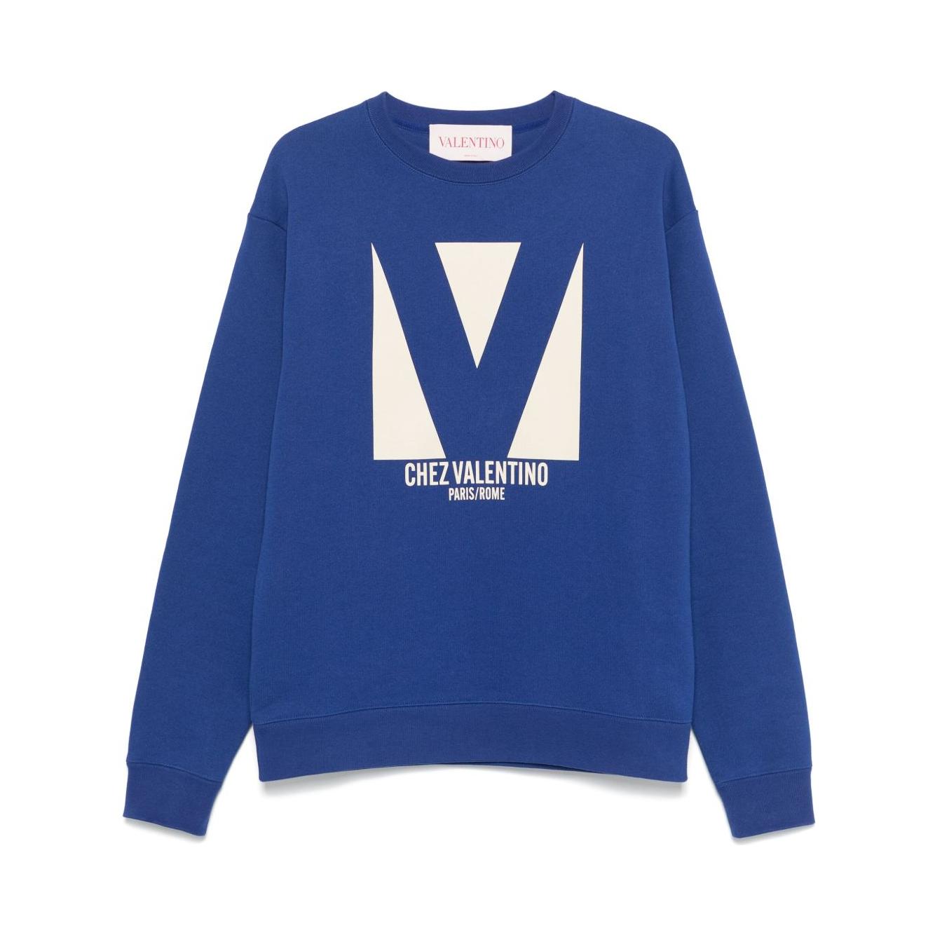 Valentino Sweaters Blue Topwear Valentino