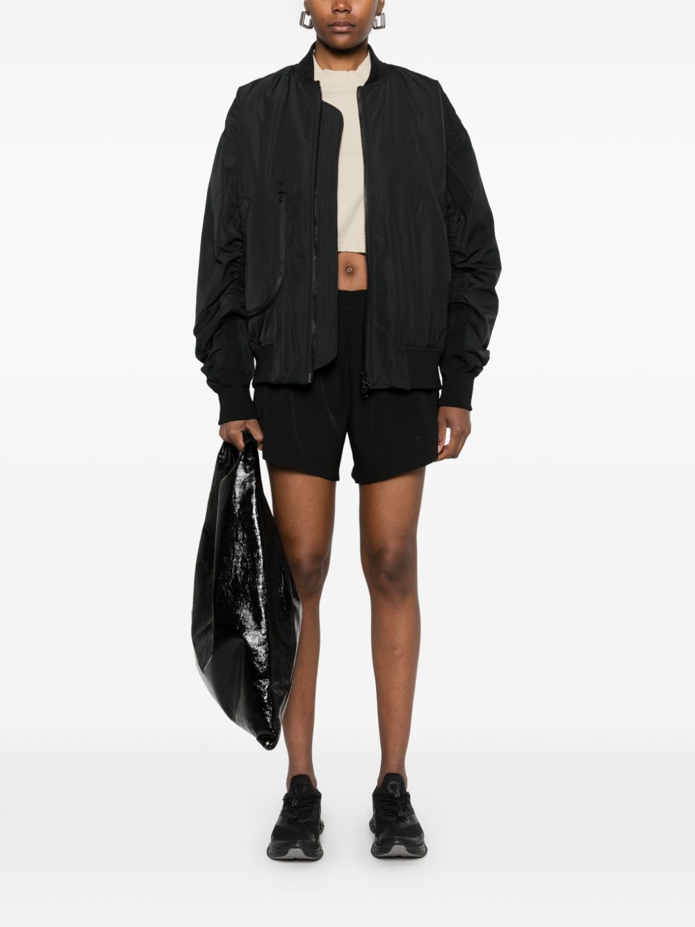 Adidas By Stella McCartney Coats Black Jackets Adidas By Stella McCartney