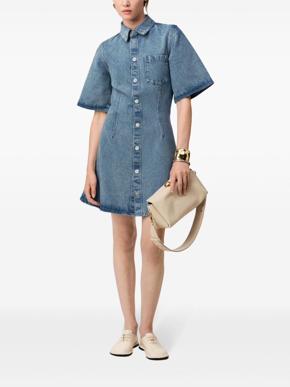 Ami Paris Denim shirt dress Dresses Ami Paris