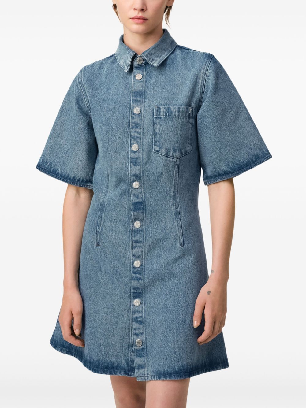 Ami Paris Denim shirt dress Dresses Ami Paris