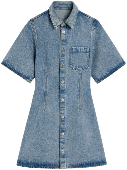 Ami Paris Denim shirt dress