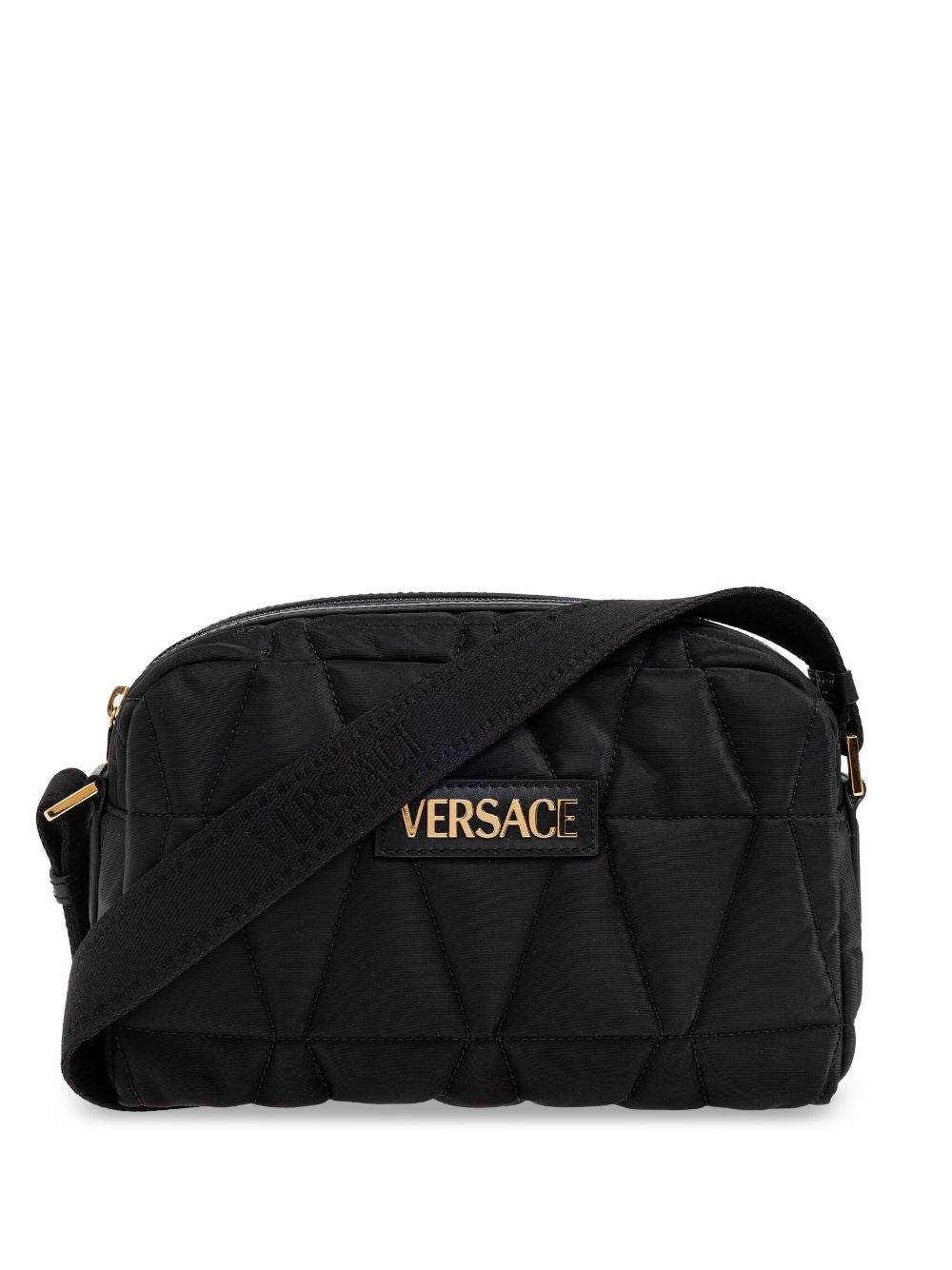 Versace Nylon Crossbody Bag for Men Black Shoulder Versace