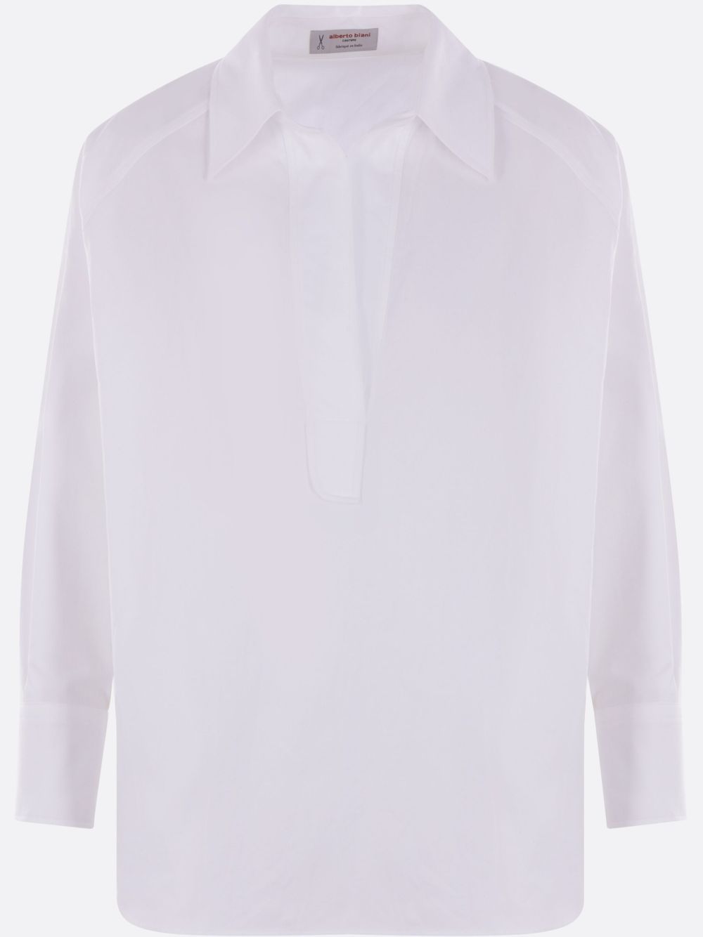 Alberto Biani V-neck cotton shirt Shirts Alberto Biani